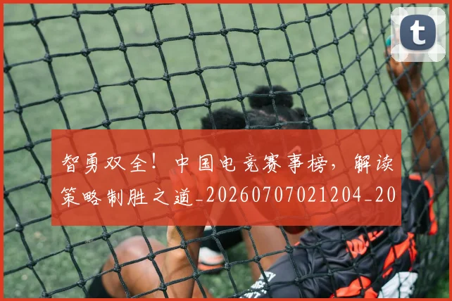 智勇双全！中国电竞赛事榜，解读策略制胜之道_20260707021204_20260731172336